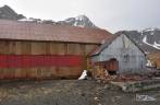 Ruínas da antiga estação baleeira de Grytviken, na Geórgia do Sul